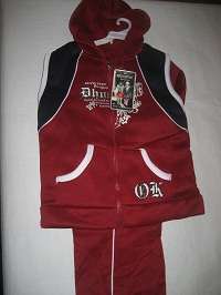 Ensemble 3 pieces gar&ccedil;on rouge
