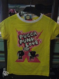 T-shirt fille PUCCA jaune
