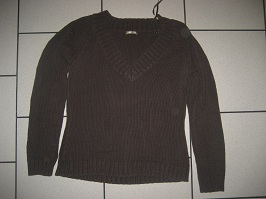 Pull tricot marron OCCASION