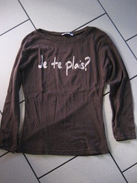 T-shirt manches longues "je te plais"