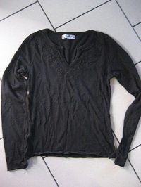 T-shirt manches longues noir OCCASION